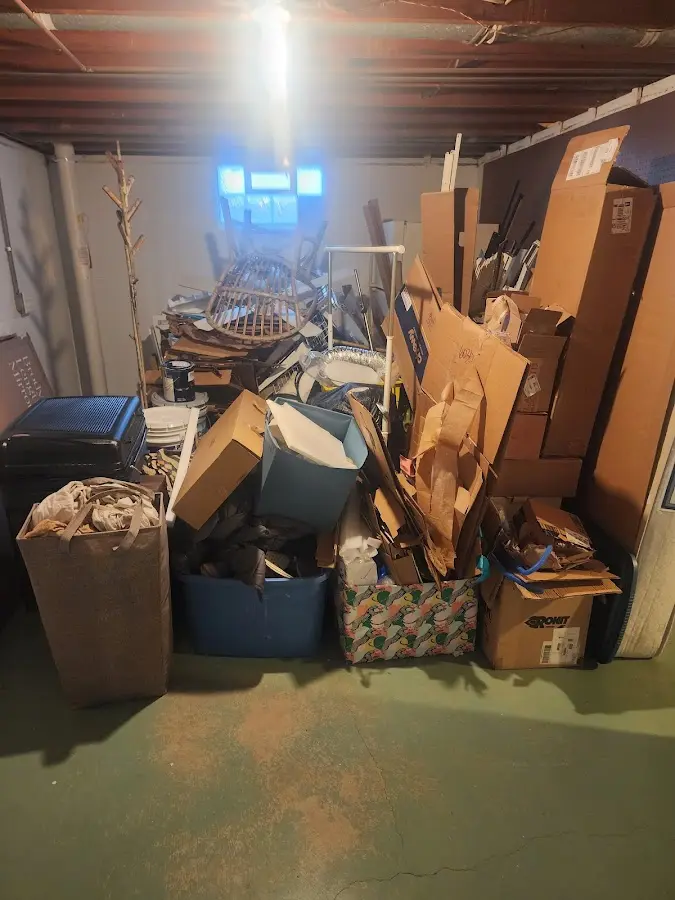 Roll-off dumpster container at job site for Construction Dumpster Rental in Palm River-Clair Mel